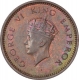 Bronze Half Pice Coin of King George VI of Calcutta Mint of 1940.