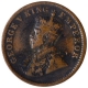 Bronze One Quarter Anna Coin of King George V of Calcutta Mint of 1911.