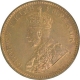 Bronze Quarter Anna Coin of King George V of Calcutta Mint of 1935.