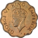 Nickel Brass One Anna Coin of King George VI of Bombay Mint of 1942.