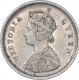 Slver Two Annas Coin of Victoria Queen of Bombay Mint of 1862.