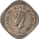 Copper Nickel Two Annas Coin of King George VI of Bombay Mint of 1947.