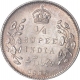 Silver Quarter Rupee Coin of King Edward VII of Calcutta Mint of 1906.