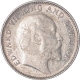 Silver Quarter Rupee Coin of King Edward VII of Calcutta Mint of 1906.