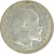 Silver Quarter Rupee Coin of King Edward VII of Bombay  Mint of 1910.