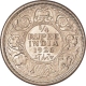 Silver Quarter Rupee Coin of King George V of Calcutta Mint of 1926.