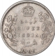 Silver Half Rupee Coin of King Edward VII of Calcutta Mint of 1906.