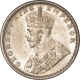 Silver Half Rupee Coin  of King George V of Bombay Mint of 1919.