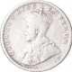 Silver Half Rupee Coin of King George V of Calcutta Mint of 1923.