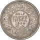 Silver Half Rupee Coin  of King George V of Calcutta Mint of 1924.