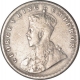 Silver Half Rupee Coin of King George V of Calcutta Mint of 1925.