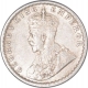 Silver Half Rupee Coin of King George V of Calcutta Mint of 1934.