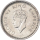 Silver Half Rupee Coin of King George VI of Lahore Mint of 1945.