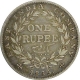 Silver One Rupee Coin of King William IIII of Calcutta Mint of 1835.