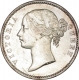 Silver One Rupee Coin of Victoria Queen of Calcutta Mint of 1840.