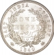 Silver One Rupee Coin of Victoria Queen of Calcutta Mint of 1840.