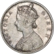 Silver One Rupee Coin of Victoria Queen of Bombay Mint of 1862.