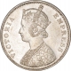 Silver One Rupee Coin  of Victoria Empress of Bombay Mint of 1884.