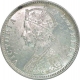 Silver One  Rupee Coin of Victoria Empress of Bombay Mint of 1888.