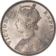 Silver One Rupee Coin of Victoria Empress of Bombay Mint of 1901.