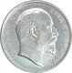 Silver One  Rupee Coin of King Edward VII of Bombay Mint of 1909.