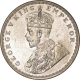 Silver One Rupee Coin  of King George V of Calcutta Mint of 1916.