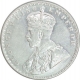 Silver One Rupee Coin of King George V of Calcutta Mint of 1918.