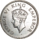 Silver One Rupee Coin of King George VI of Bombay Mint of 1940.