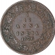 Copper One Twelfth Anna Coins of Victoria Queen of Calcutta Mint of 1876.