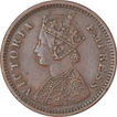 Copper One Twelfth Anna Coins of Victoria Empress of Calcutta of 1889.