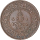 Copper One Twelfth Anna Coins of Victoria Empress of Calcutta of 1890.