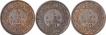 One Twelfth Anna Coins of King Edward VII of Calcutta Mint of 1906.