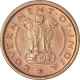 Bronze One Pice  Coins of Hyderabad Mint  of Republic India of the Year 1954.