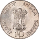 Silver Ten Rupees Gandhi Coin of Republic India of Bombay Mint of the Year 1969.