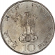 Silver Ten Rupees Coin of Calcutta Mint of Republic India of the Year 1969.