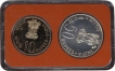 Ten Rupees  and  Fifty Rupees UNC Set of Food and Work for All of Bombay Mint of 1976.