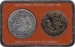 Ten Rupees  and  Fifty Rupees UNC Set of Food and Work for All of Bombay Mint of 1976.