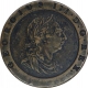 Copper Half Penny of Georgius III of United Kingdom of 1797.