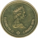 Gold Five Dollars of Elizabeth II  of Canada.