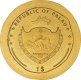 Proof Gold One Dollar Coin of Republic of Palau.