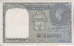 One Rupee Bank Note of King George VI Signed by C E Jones.