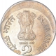 Error Cupro Nickel Two Rupee Coin of Republic India of the Year 1993.