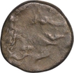 Potin Copper Coin of Satkarni I of Junnar Region of Satavahana Dynasty.