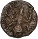 Copper Quarter Coin of Kanishka of Kushan Dynasty.