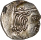 Silver Drachma Coin of Kumargupta of Gupta Dynasty.