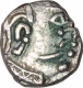 Silver Drachma Coin of Krishnaraja of Kalachuris of Mahishmati.