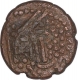 Copper Dramma Coin of Chalukyas of Gujarat.