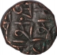 Copper Jital Coin of Kangra Dynasty.