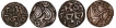 Copper Coins of Kangra Dynasty.