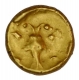 Gold Half Varaha Coin of Achutharaya of Vijayanagara Empire.